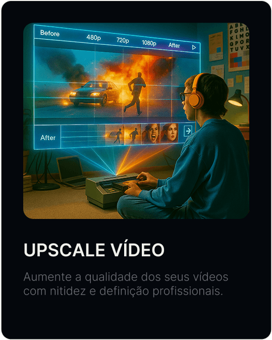 Prévia do recurso Upscale Vídeo